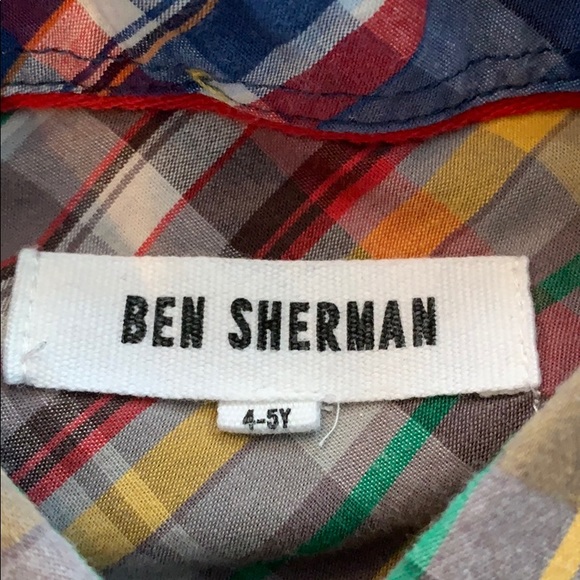 EUC Bundle of 2 Ben Sherman shirts, size 4-5 boys - Picture 9 of 9